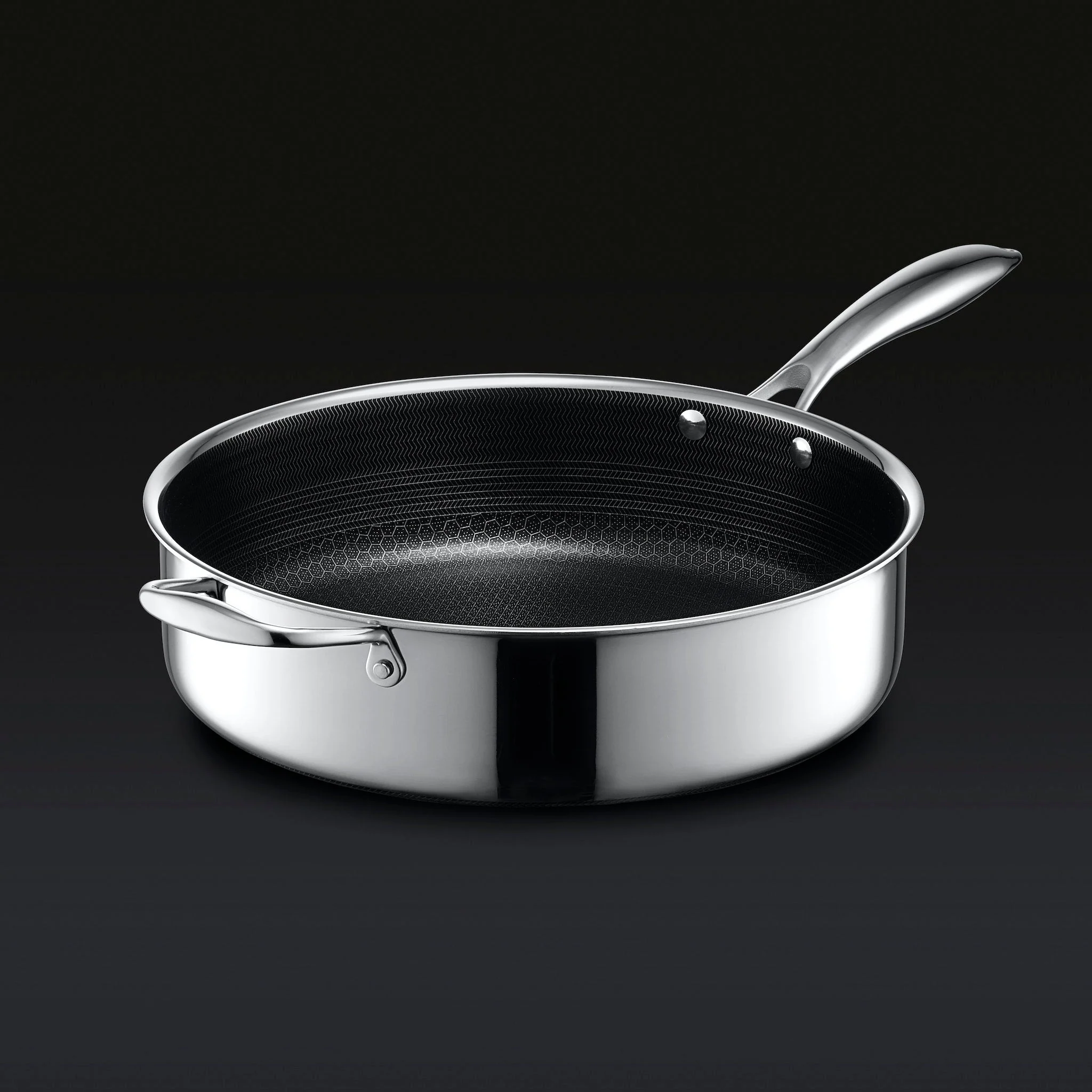 5 Litre Hybrid Deep Sauté Pan with Lid - Image 4