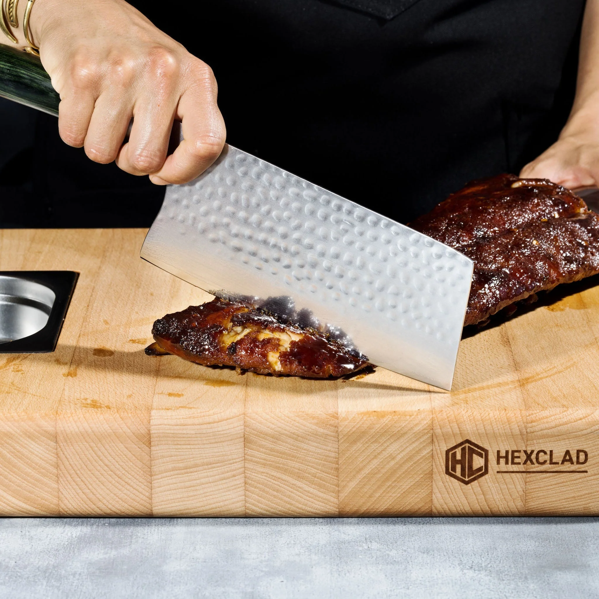 Damascus Steel 18 cm Cleaver - Image 5