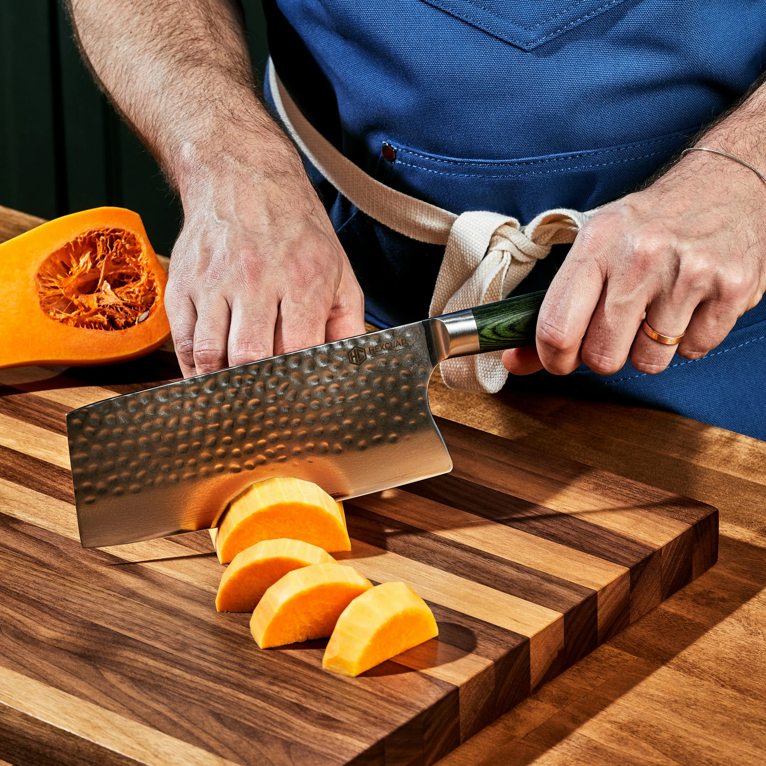 Damascus Steel 18 cm Cleaver - Image 6