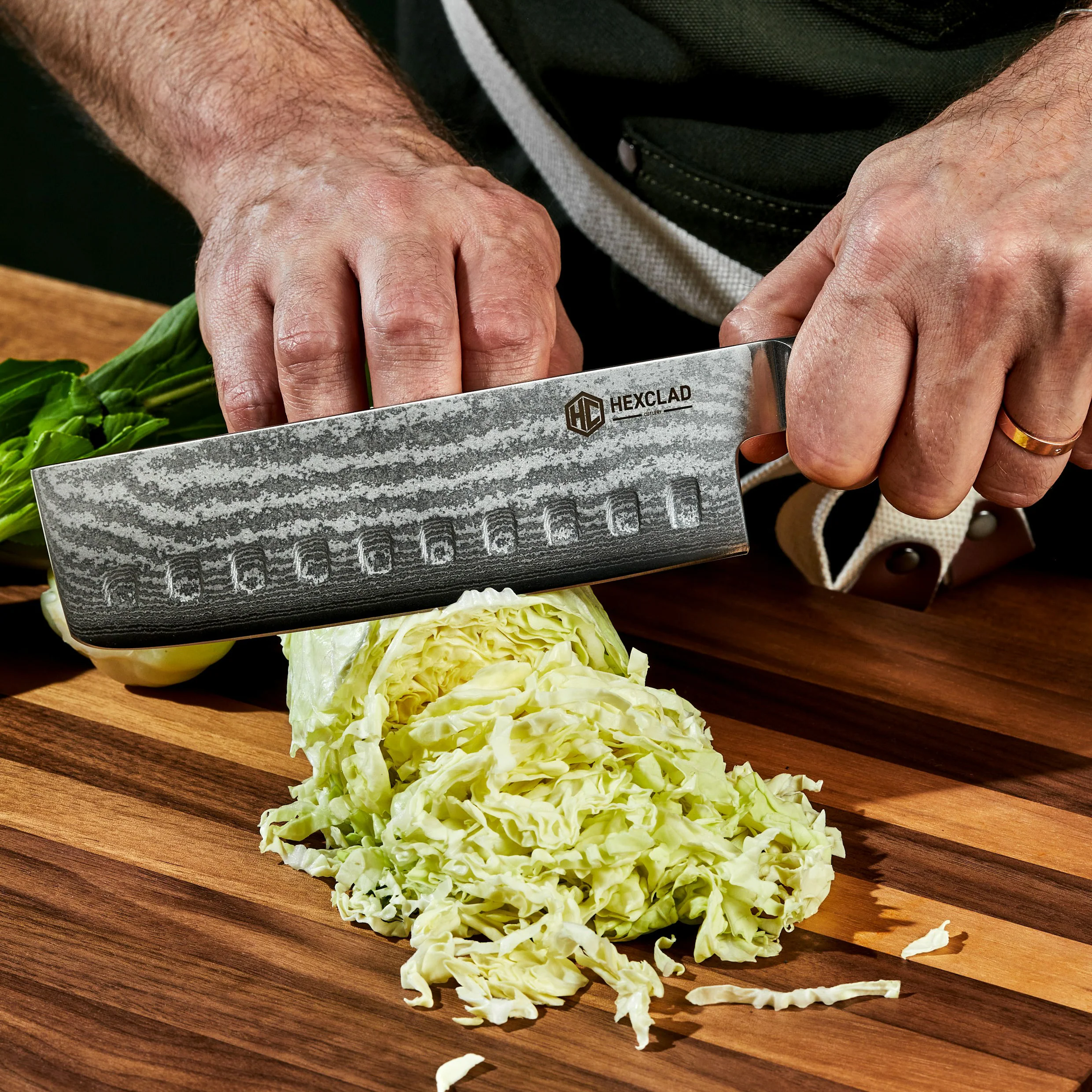 Damascus Steel 16 cm Nakiri Knife - Image 7
