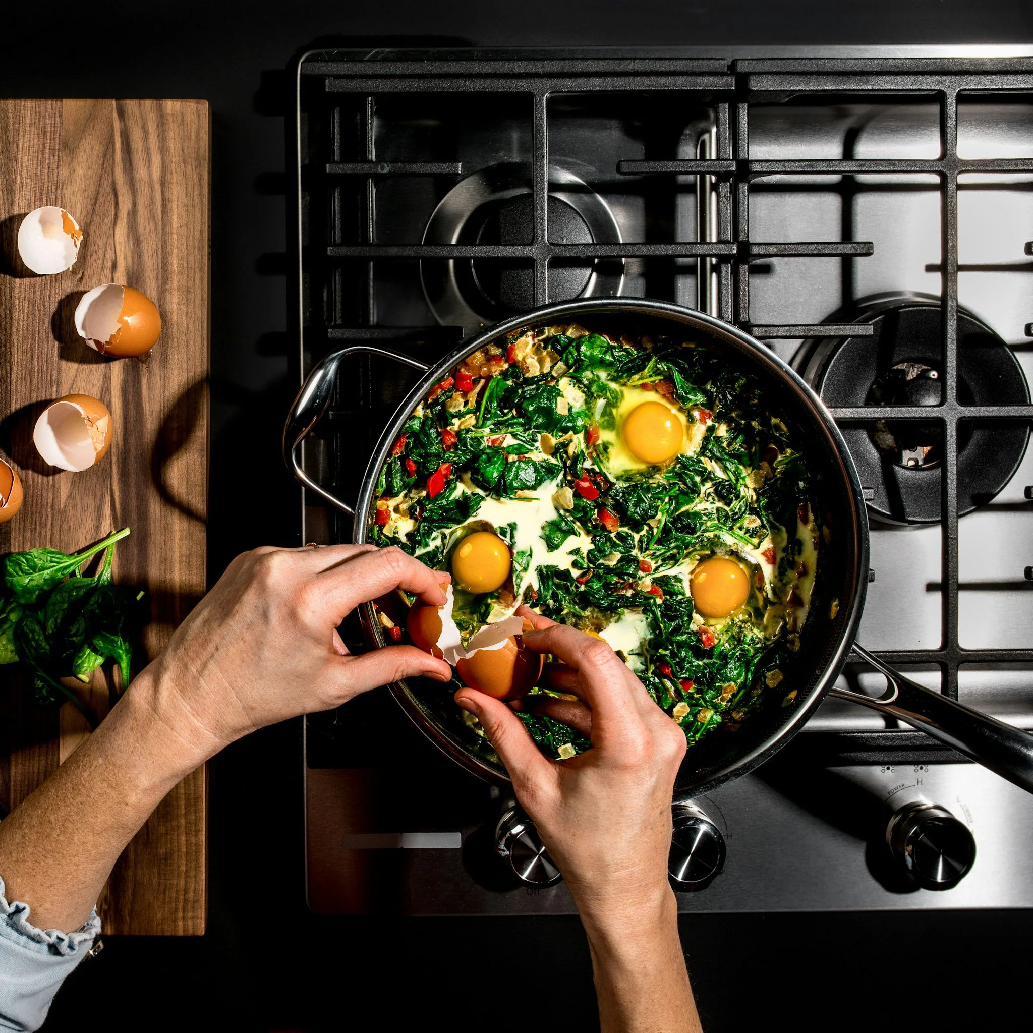 3 Litre Hybrid Deep Sauté Pan with Lid - Image 3